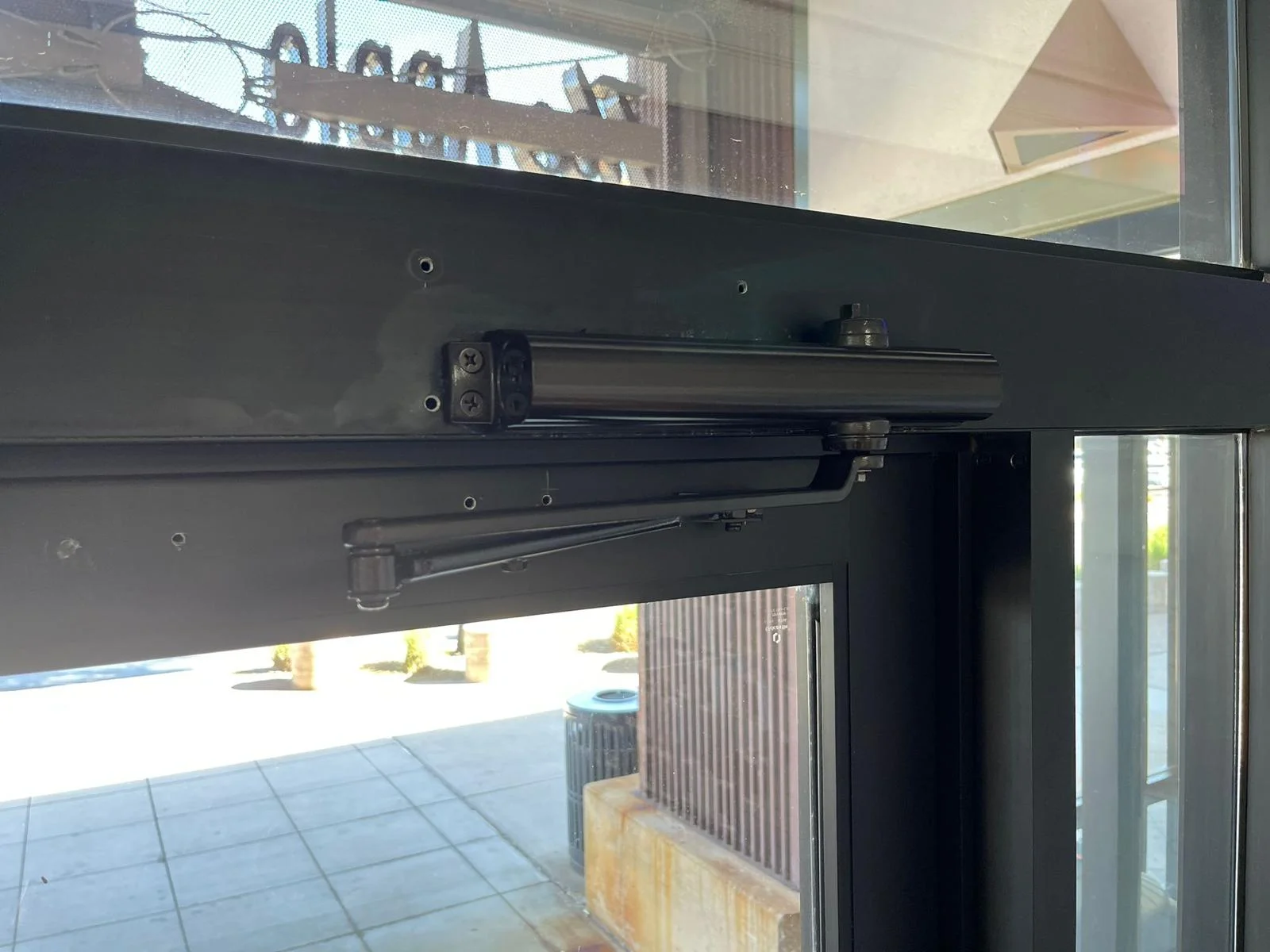 Storefront door closer and frame from the Quick N Easy gallery